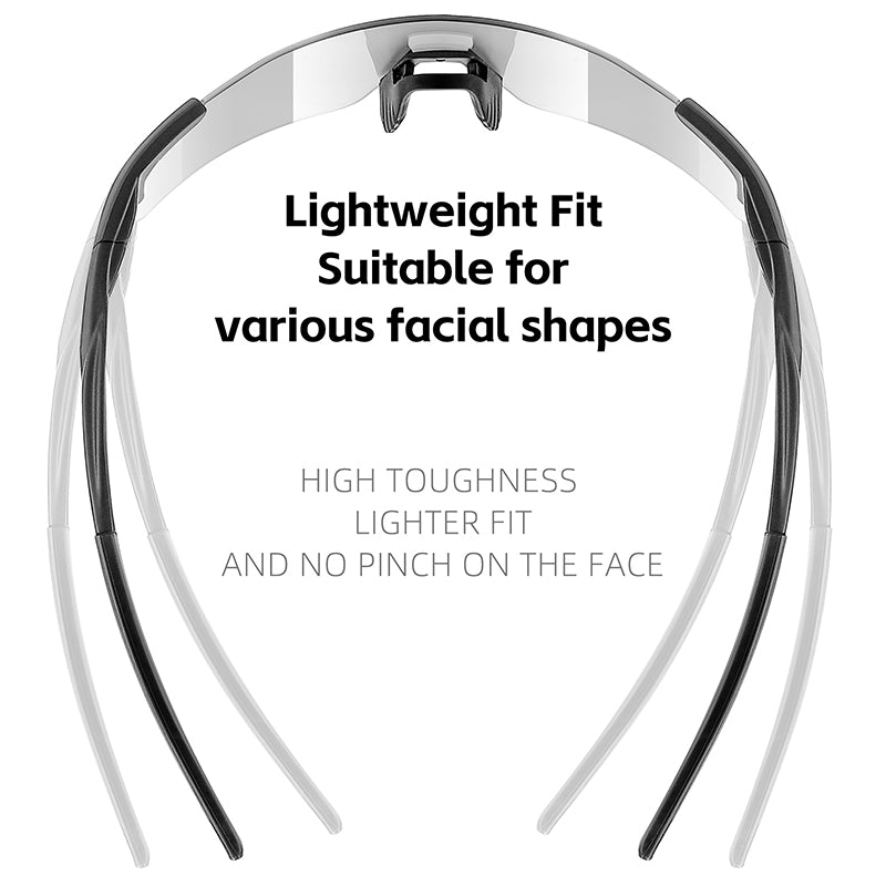 WEST BIKING YP0703155 Frameless Cycling Glasses Lightweight Polarized Sunglasses WEST BIKING YP0703155 Frameless Cycling Glasses Lightweight Polarized Sunglasses